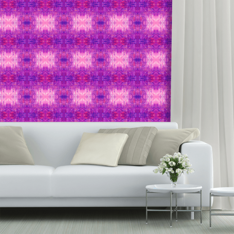 Behind Stars in Purple Our rolls are 2 feet wide and length is customized according to -1